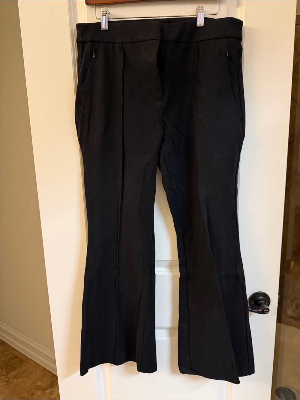LOFT Black Bootcut Ponte Pants